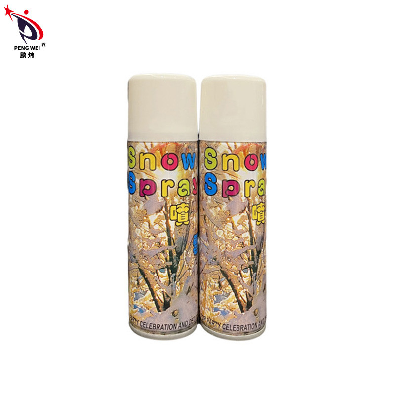 Espray artificial 150ml Taiwán durable multicolor de la nieve del árbol de la falsificación de la hojalata