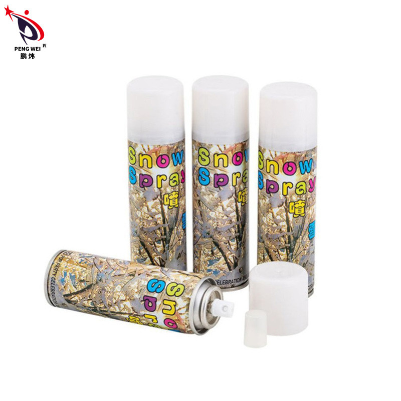 Espray multicolor de la nieve de Taiwán de la falsificación del CE, espray inofensivo de la nieve para la boda