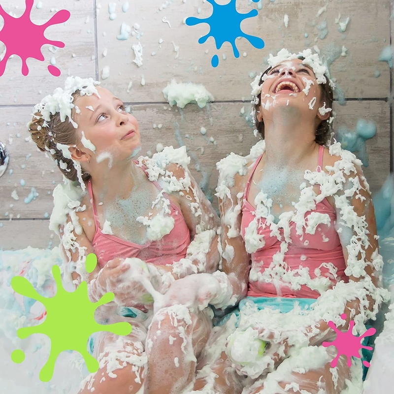 hojalata multicolora Eco material del espray de la espuma del baño 85g amistoso