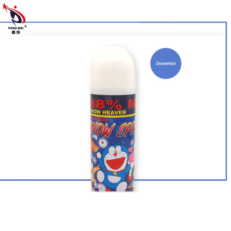 Artículo multicolor de Doraemon del espray artificial falso temporal de la nieve para el árbol