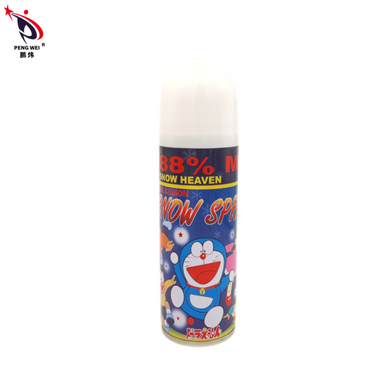 Artículo multicolor de Doraemon del espray artificial falso temporal de la nieve para el árbol