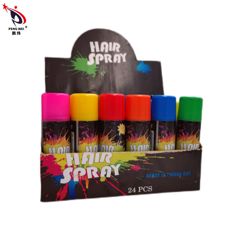 espray del color del pelo del partido de 150ml Multiscene, espray temporal inofensivo del color del tinte de pelo