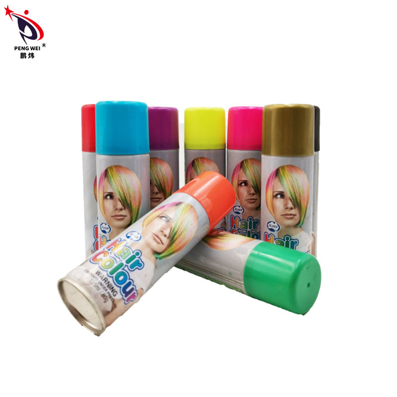 80g lavan hacia fuera color del pelo del tinte rocían el artículo no tóxico multifuncional