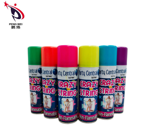 espray de la secuencia del partido del festival de 45g 50g multicolor con el casquillo plástico