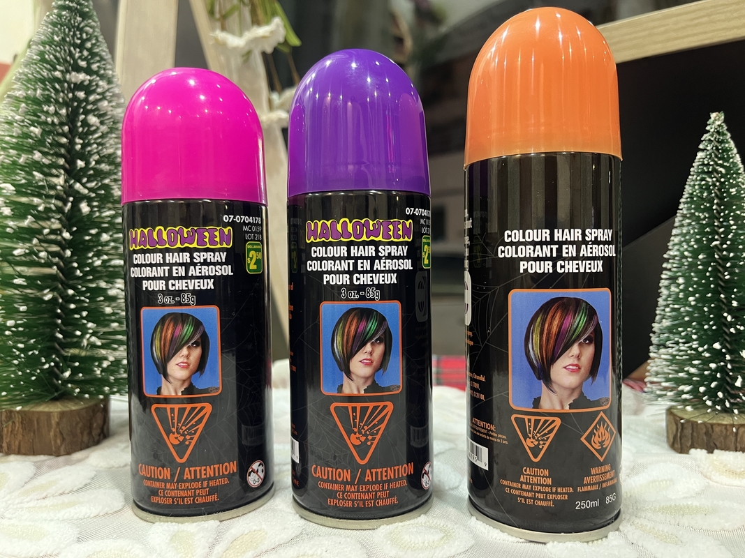 Laca multiusos temporal, espray no tóxico inodoro del color del color del pelo