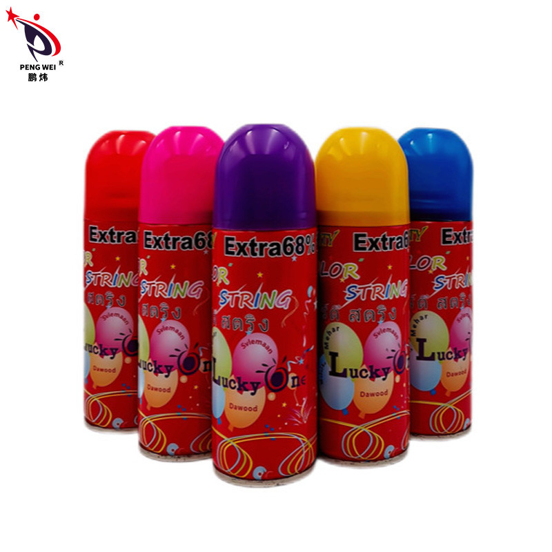 Espray inodoro inflamable de la flámula del partido, secuencia tonta del espray multicolor