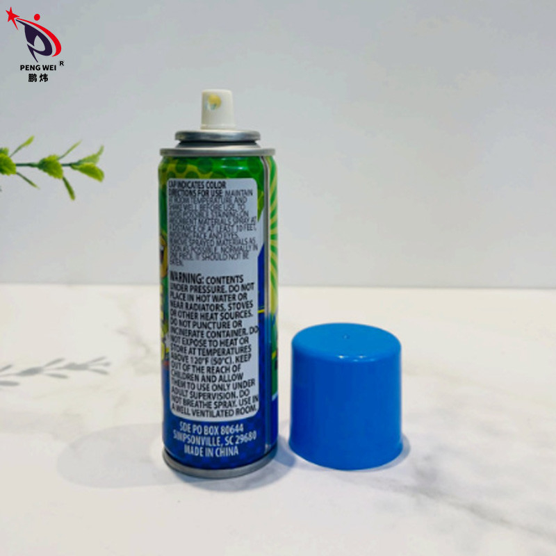 Peso neto multicolor 85g del partido de la flámula de la secuencia inofensiva del espray