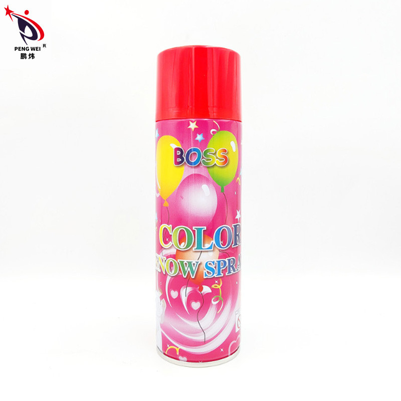 Poder falsa multicolora del aerosol de la nieve de la hojalata, espray de la nieve para la Navidad Boss Snow Spray