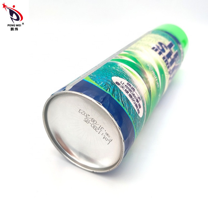 hoja a base de agua 600ml brillar para rociar color puro del material no tóxico del metal