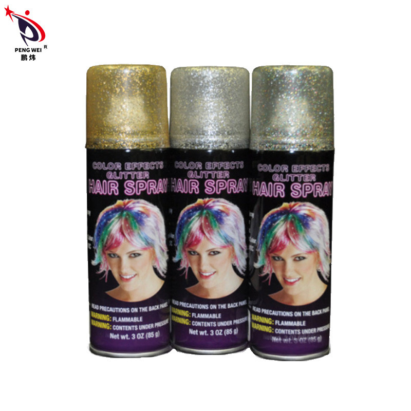 Multicolor disponible Eco de Tin Hair Glitter Spray Odorless amistoso