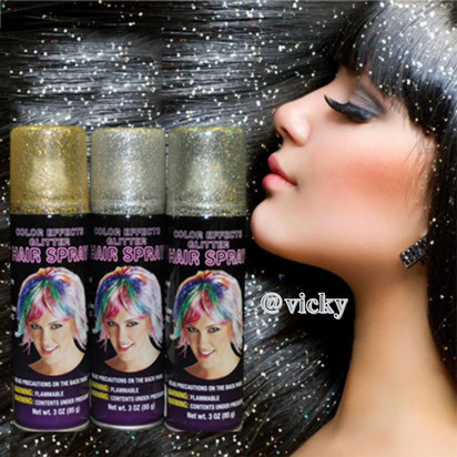 Multicolor disponible Eco de Tin Hair Glitter Spray Odorless amistoso