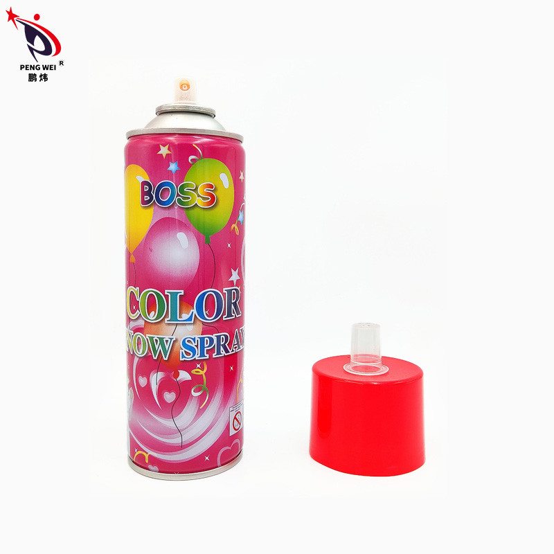 La nieve multicolora de la falsificación de la Navidad rocía a Smudgeproof multiusos Boss Snow Spray
