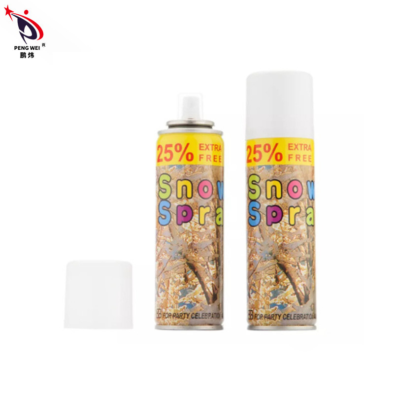 Espray multicolor de la nieve de Taiwán de la falsificación del CE, espray inofensivo de la nieve para la boda