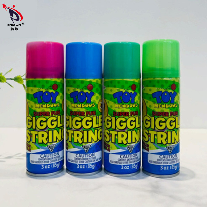Peso neto multicolor 85g del partido de la flámula de la secuencia inofensiva del espray