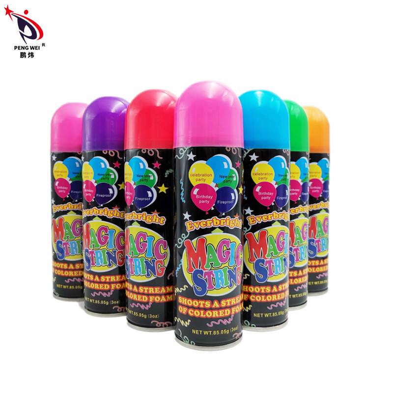 el espray tonto de la secuencia de 52x150m m puede artículo multicolor para la boda