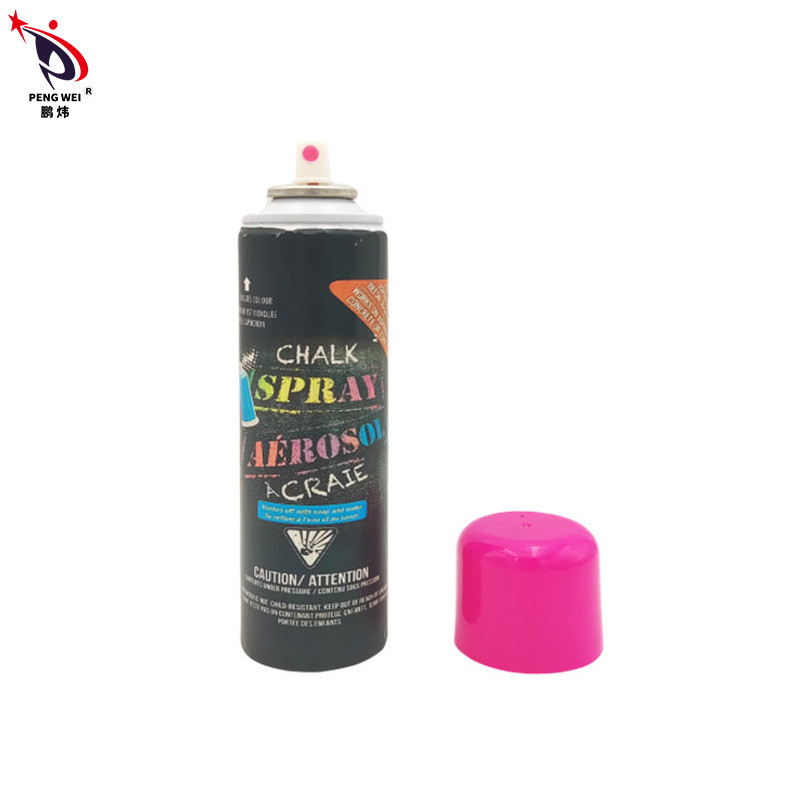 espray lavable multicolor de la tiza 100g, espray rosado inodoro de la pintura de la tiza