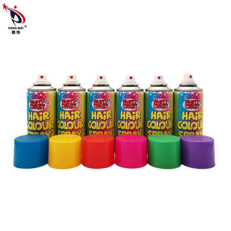 el color lavable del pelo de los 45x110MM rocía los 6 colores inodoros clasificados