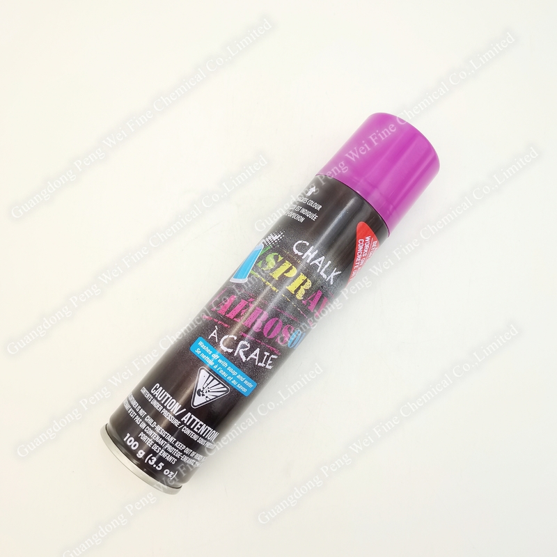 Práctico colorido de la pintada del color de la tiza temporal no tóxica del espray