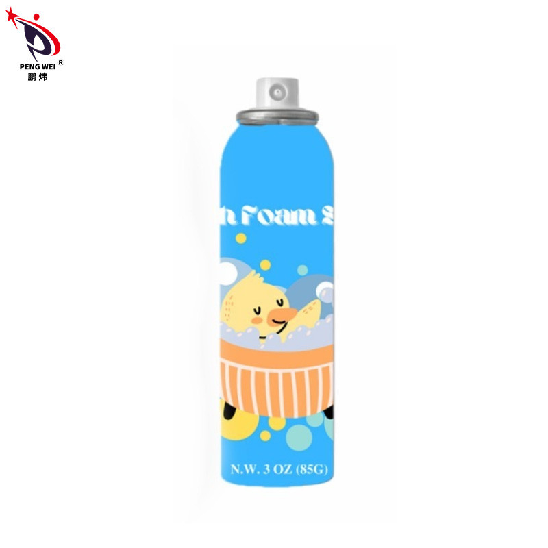 Artículo amistoso multicolor de Eco del espray de la espuma del baño de la hojalata 3oz