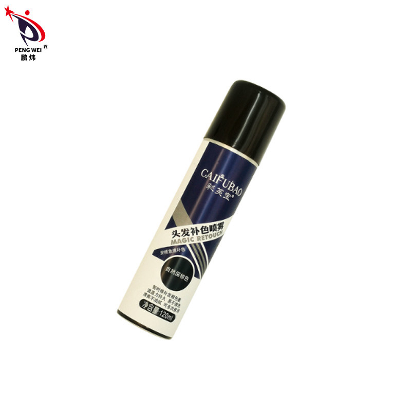 espray tónico 50*150m m de Brown oscuro de la naturaleza de los esprayes del color del pelo de raíz de la reparación 120ml