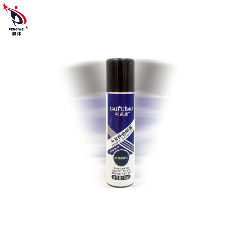 espray tónico 50*150m m de Brown oscuro de la naturaleza de los esprayes del color del pelo de raíz de la reparación 120ml