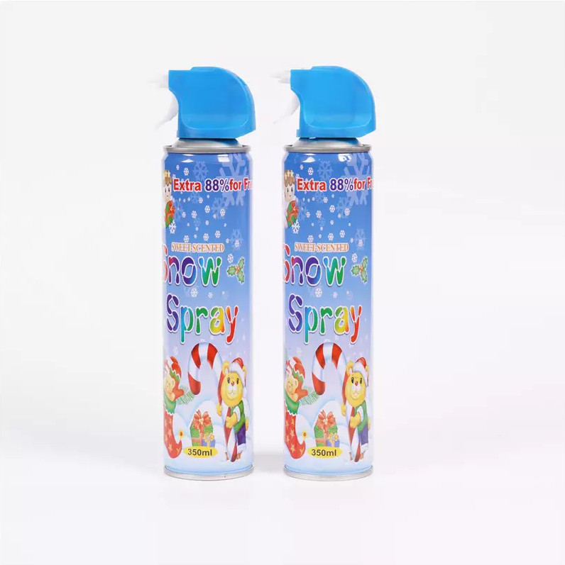 CE artificial de la boda SEDEX de la Navidad del espray de la nieve del copo de nieve de la espuma del disparador del partido del color