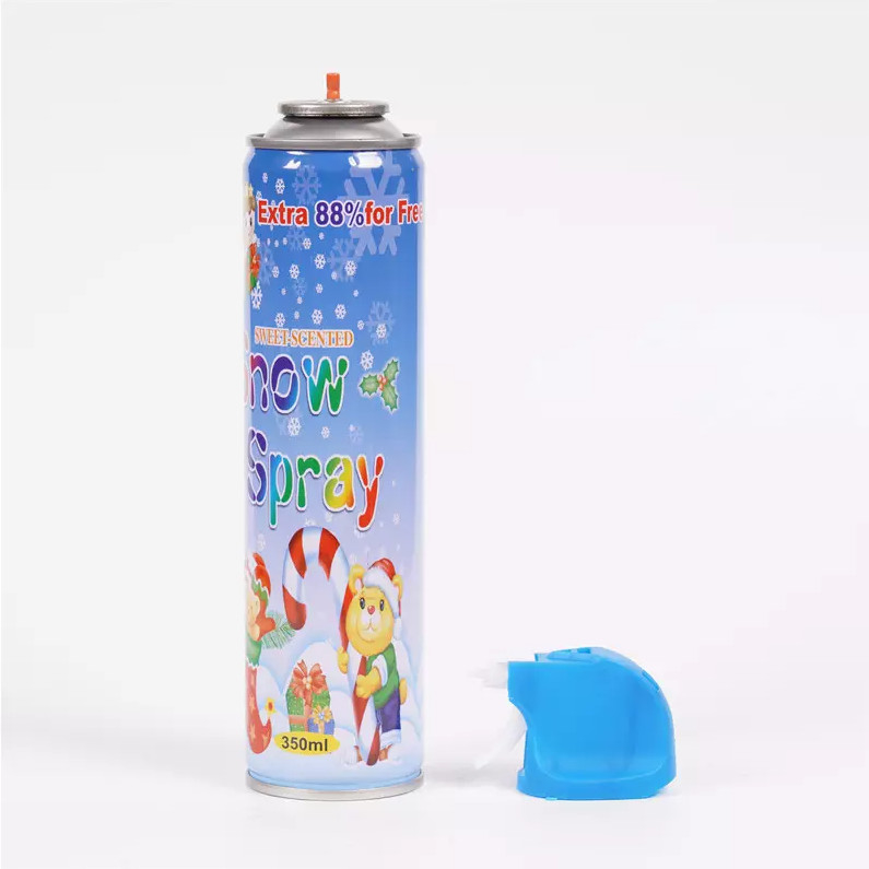 CE artificial de la boda SEDEX de la Navidad del espray de la nieve del copo de nieve de la espuma del disparador del partido del color