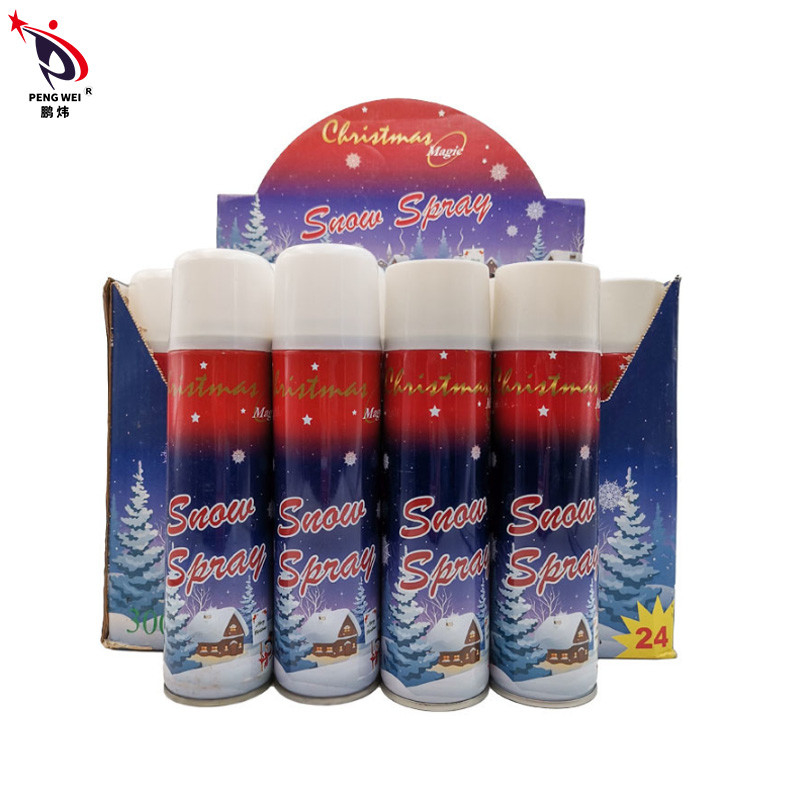 La espuma artificial del espray de la nieve de la lata de la fiesta de Navidad coloreó el espray 250ml de la nieve