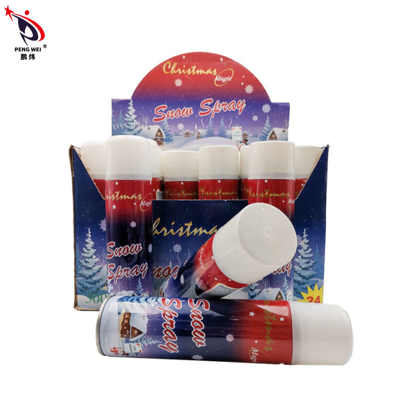 La espuma artificial del espray de la nieve de la lata de la fiesta de Navidad coloreó el espray 250ml de la nieve