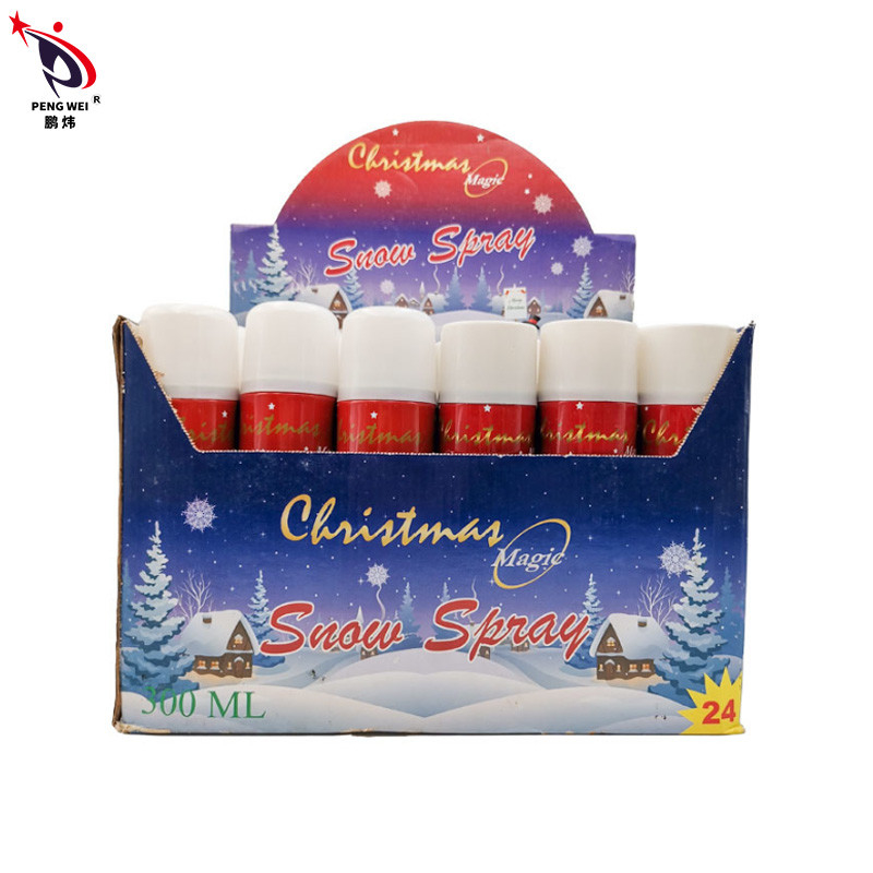 La espuma artificial del espray de la nieve de la lata de la fiesta de Navidad coloreó el espray 250ml de la nieve