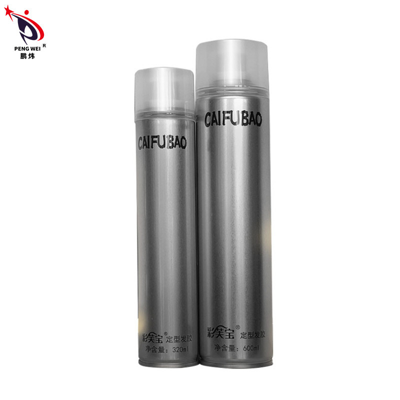 ISO9001 EN71 24 horas de laca fuerte del control brillan el pelo que diseña llevando a cabo el espray 65*240