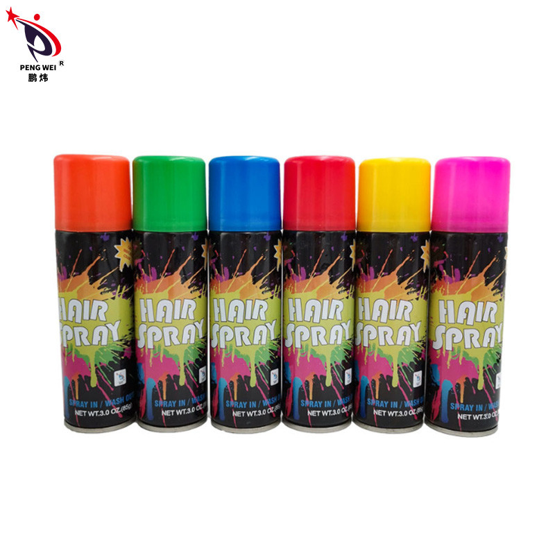etiqueta privada del pelo 250ml del color del espray lavable temporal del tinte
