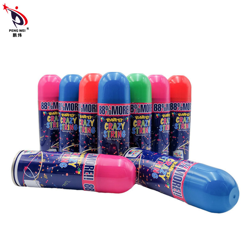 Tamaño adaptable de la cinta de la Navidad del Año Nuevo de la secuencia loca colorida del espray