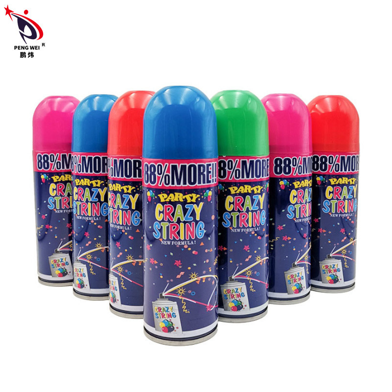 Tamaño adaptable de la cinta de la Navidad del Año Nuevo de la secuencia loca colorida del espray