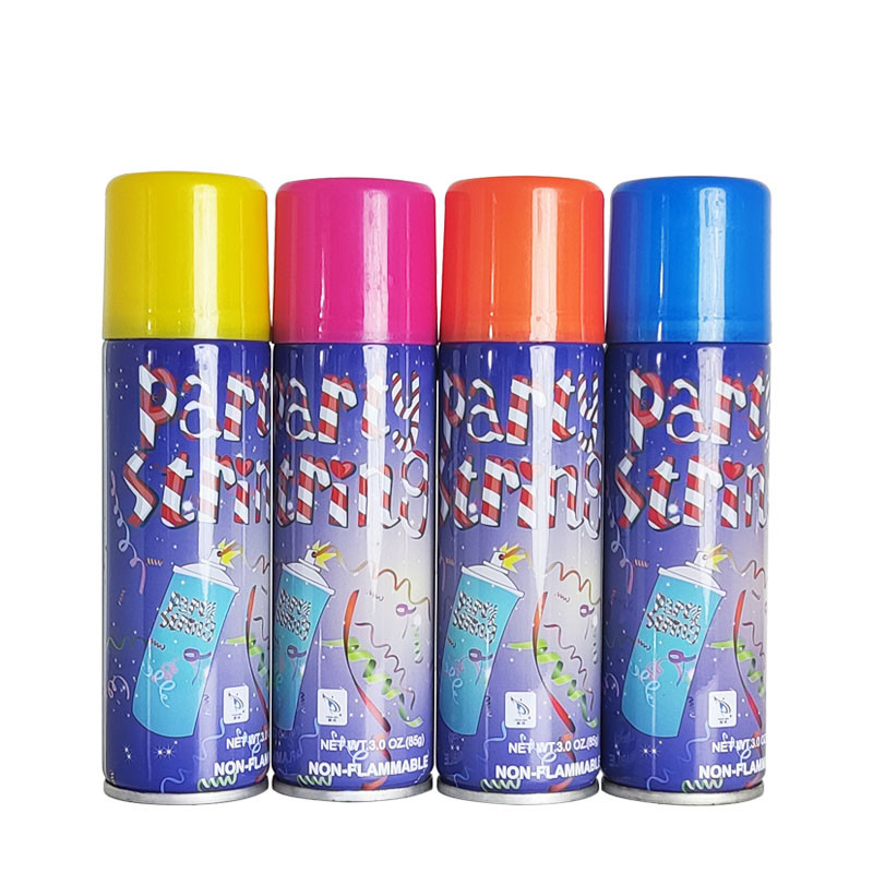 Espray tonto de la secuencia del color del partido de la secuencia de la espuma del espray de la flámula del partido del fabricante para la celebración del partido
