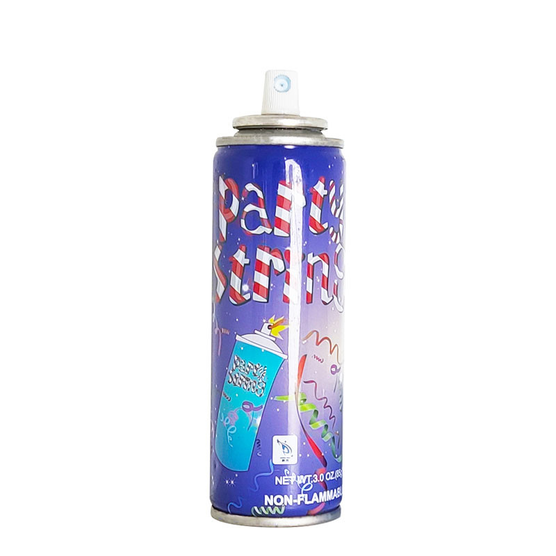 Espray tonto de la secuencia del color del partido de la secuencia de la espuma del espray de la flámula del partido del fabricante para la celebración del partido