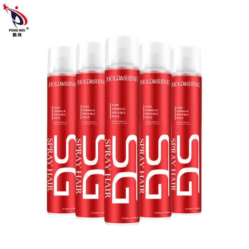 Pelo duro de la fragancia de secado rápido de la laca para el pelo del salón que diseña la laca para el pelo fuerte 420ml del control