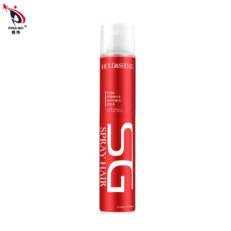 Pelo duro de la fragancia de secado rápido de la laca para el pelo del salón que diseña la laca para el pelo fuerte 420ml del control