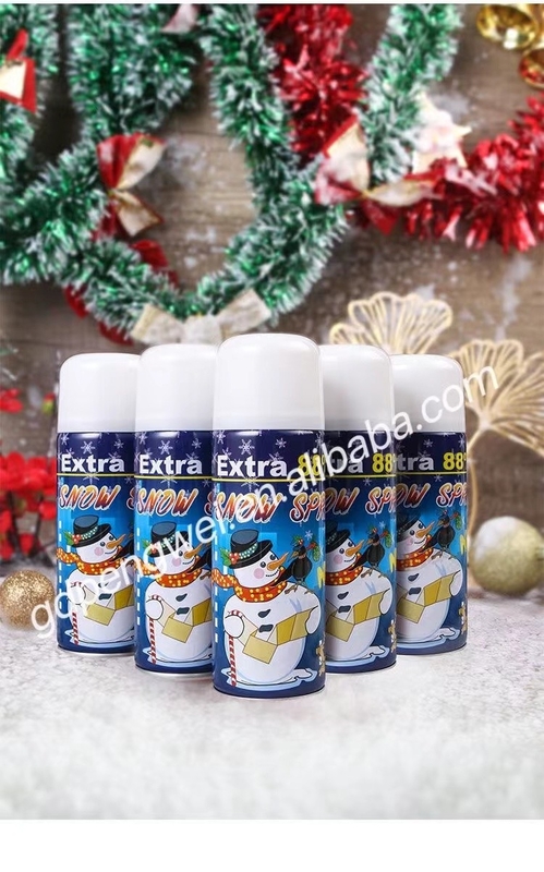 70g hacen espuma decoración artificial del carnaval de la celebración de días festivos del festival del comodín del espray de la nieve