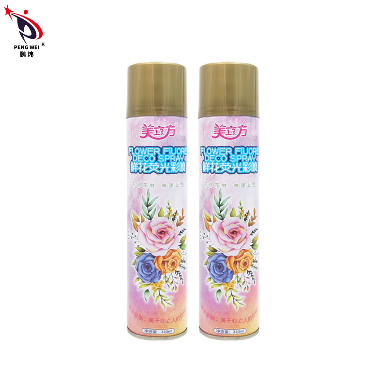 Espray colorido de la pintura de la flor EN71 para el florista real fresco Quick Drying de las flores