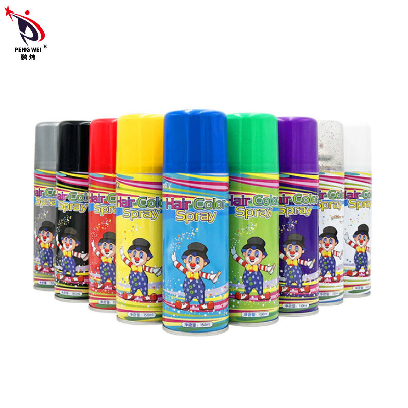 el color temporal disponible del pelo 250ml rocía diseñar del pelo rocía la decoración unisex del partido