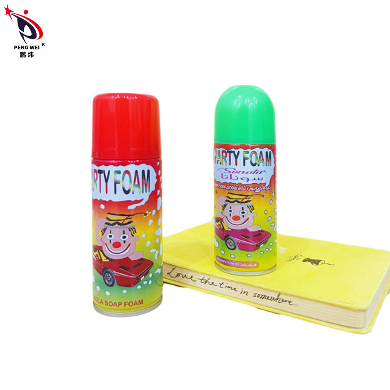 OEM espuma de spray de nieve de color artificial 200 ml fragancia de limón