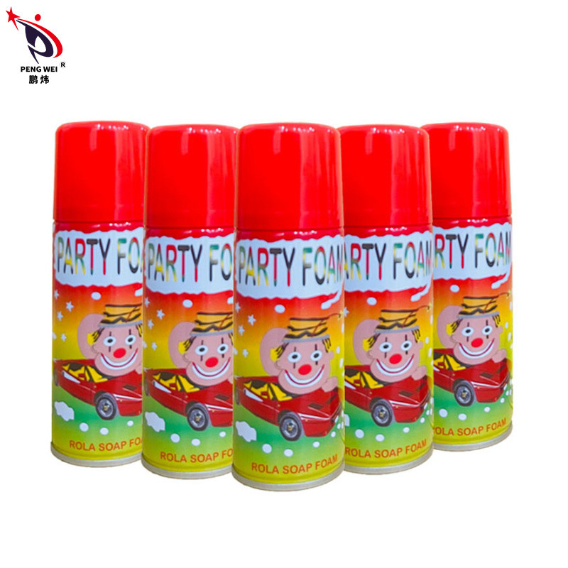 OEM espuma de spray de nieve de color artificial 200 ml fragancia de limón