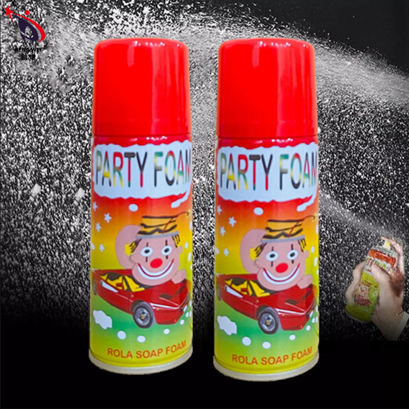 OEM espuma de spray de nieve de color artificial 200 ml fragancia de limón