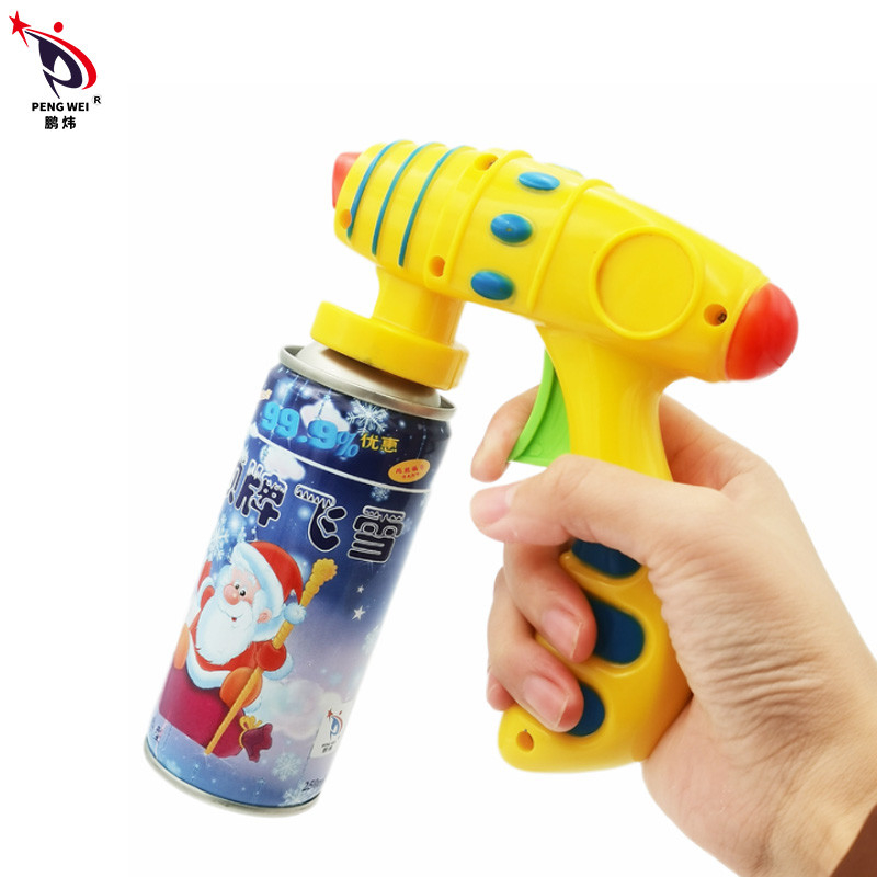 250 ml de spray de pistola de juguete color de cuerda tonta