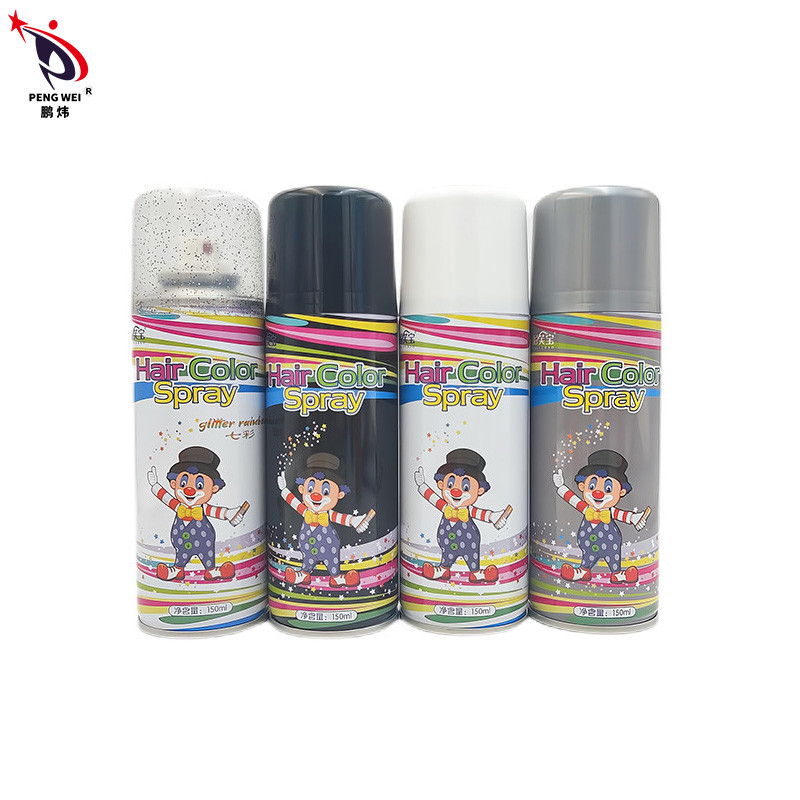 Sprays de color para el cabello lavables de larga duración con ingredientes de alcohol perfumado personalizados