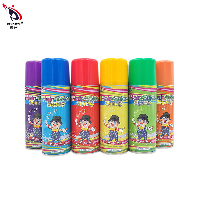 Sprays de color para el cabello lavables de larga duración con ingredientes de alcohol perfumado personalizados