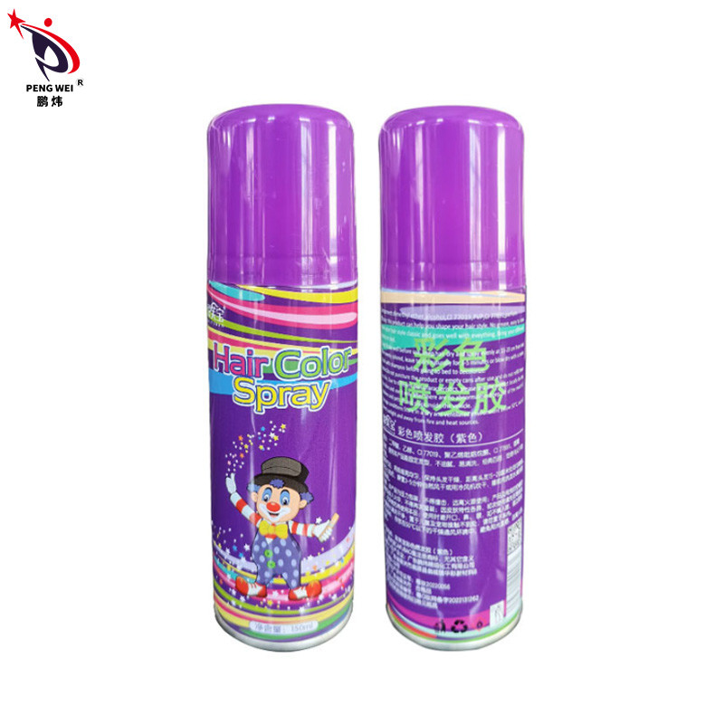 Sprays de color para el cabello lavables de larga duración con ingredientes de alcohol perfumado personalizados