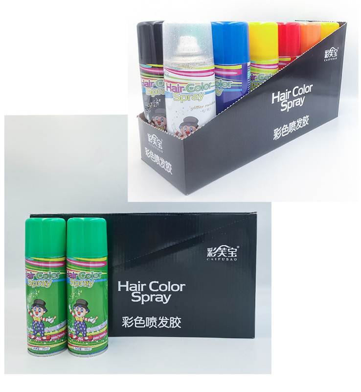 250ml modificó los esprayes no tóxicos wahsable del color para requisitos particulares del pelo para la belleza del salón