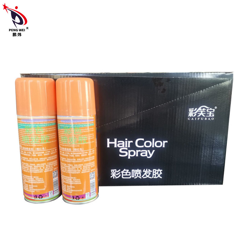 Espray de colorante para el cabello ecológico y multicolor para fiestas